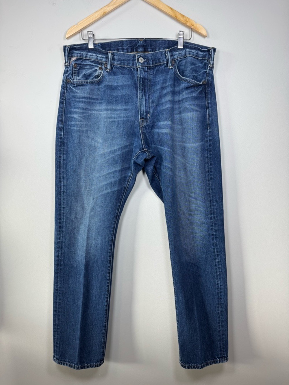 Ralph Lauren Men’s Slim Straight Dark Blue Denim Jeans size 38